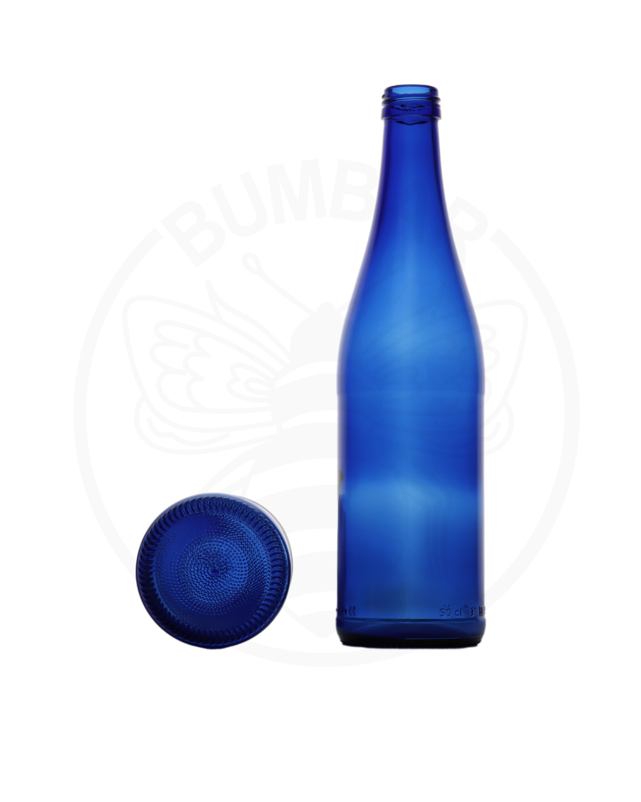 staklena boca Acqua minerale od 500 ml plava