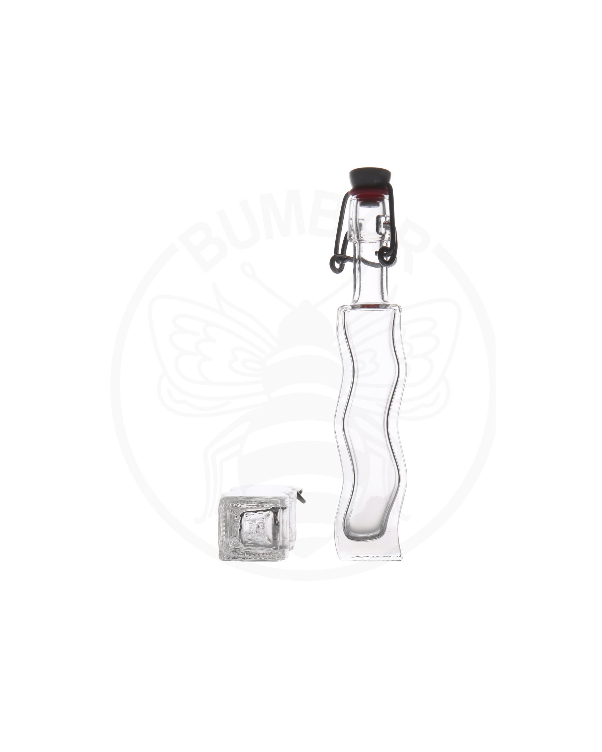 staklena boca Onda od 40 ml prozirna s mehaničkim zatvaračem