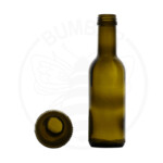 Staklena boca Bordeaux zapremnine 187 ml, sa skraćenim 18mm grlom