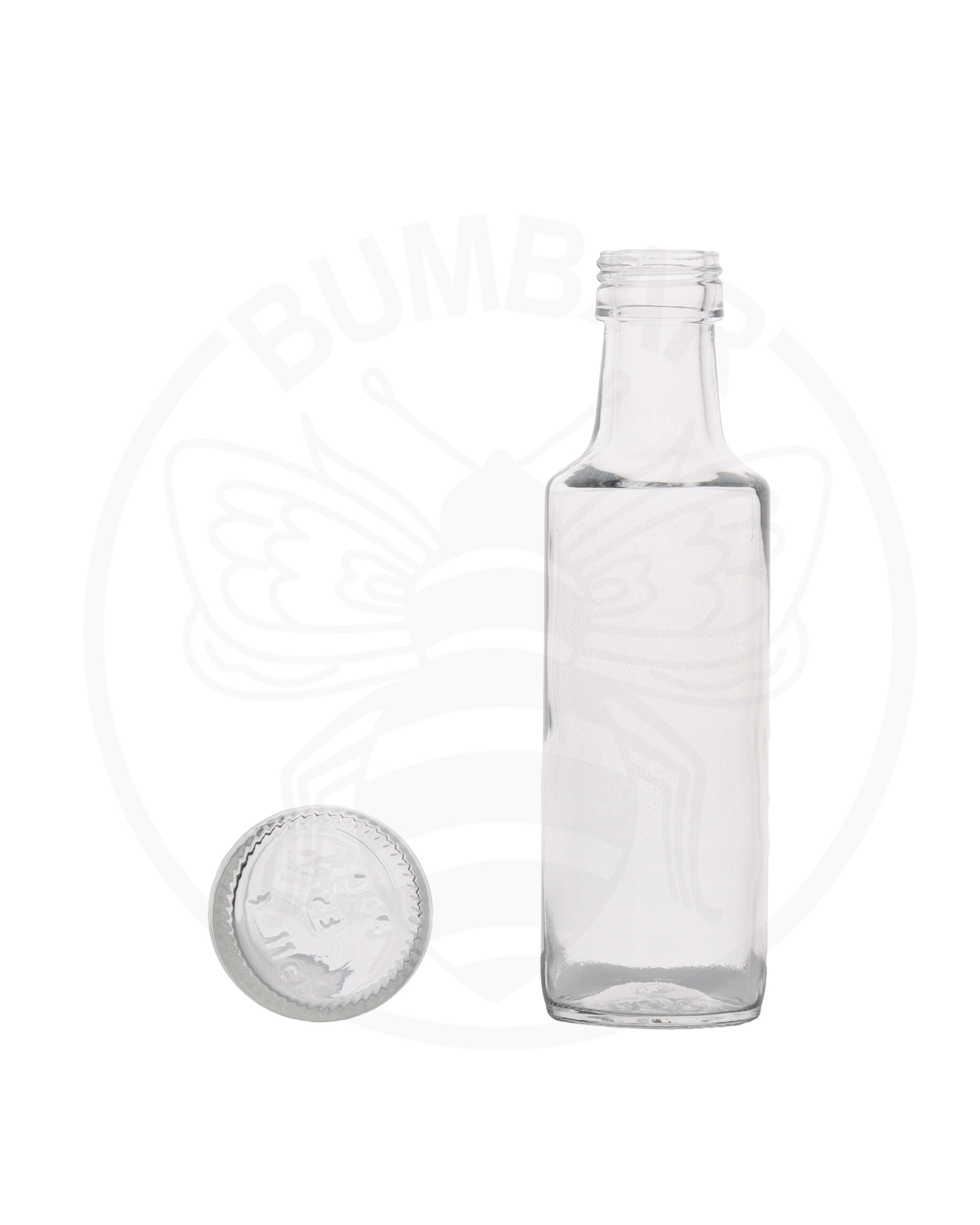 Staklena boca prozirna Dorica od 100 ml s uskim grlom