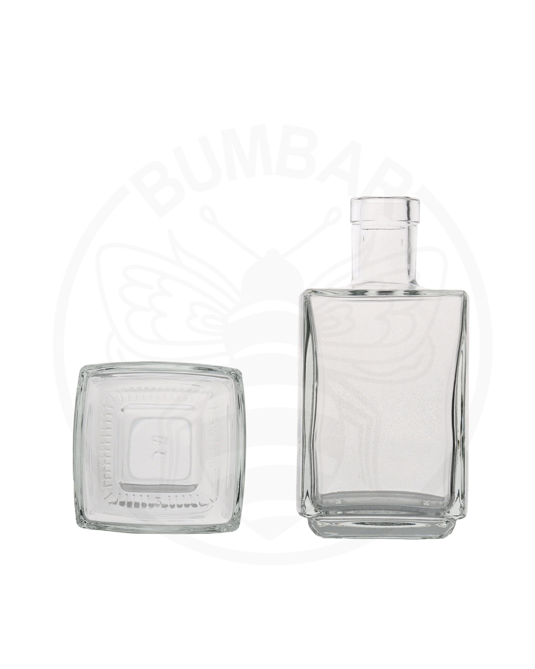 Prozirna staklena boca Harrison od 500 ml