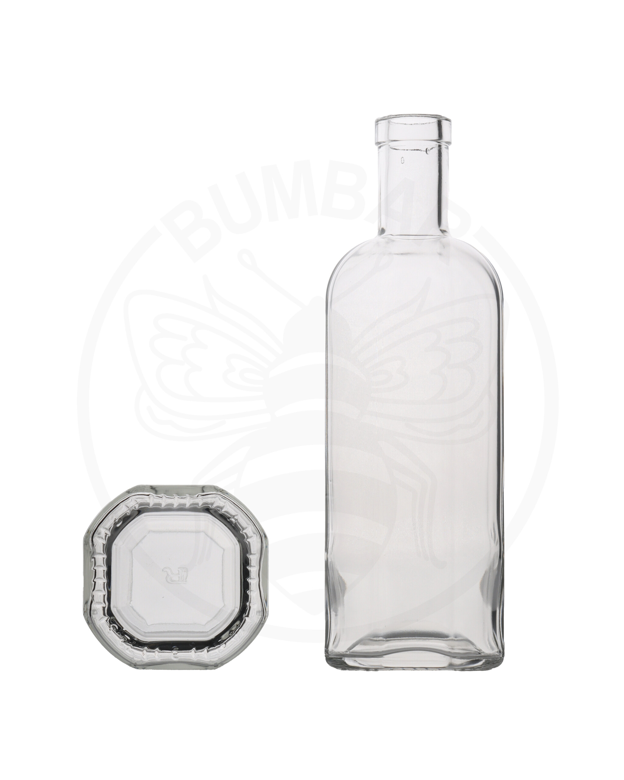 Prozirna staklena boca Howard od 700 ml
