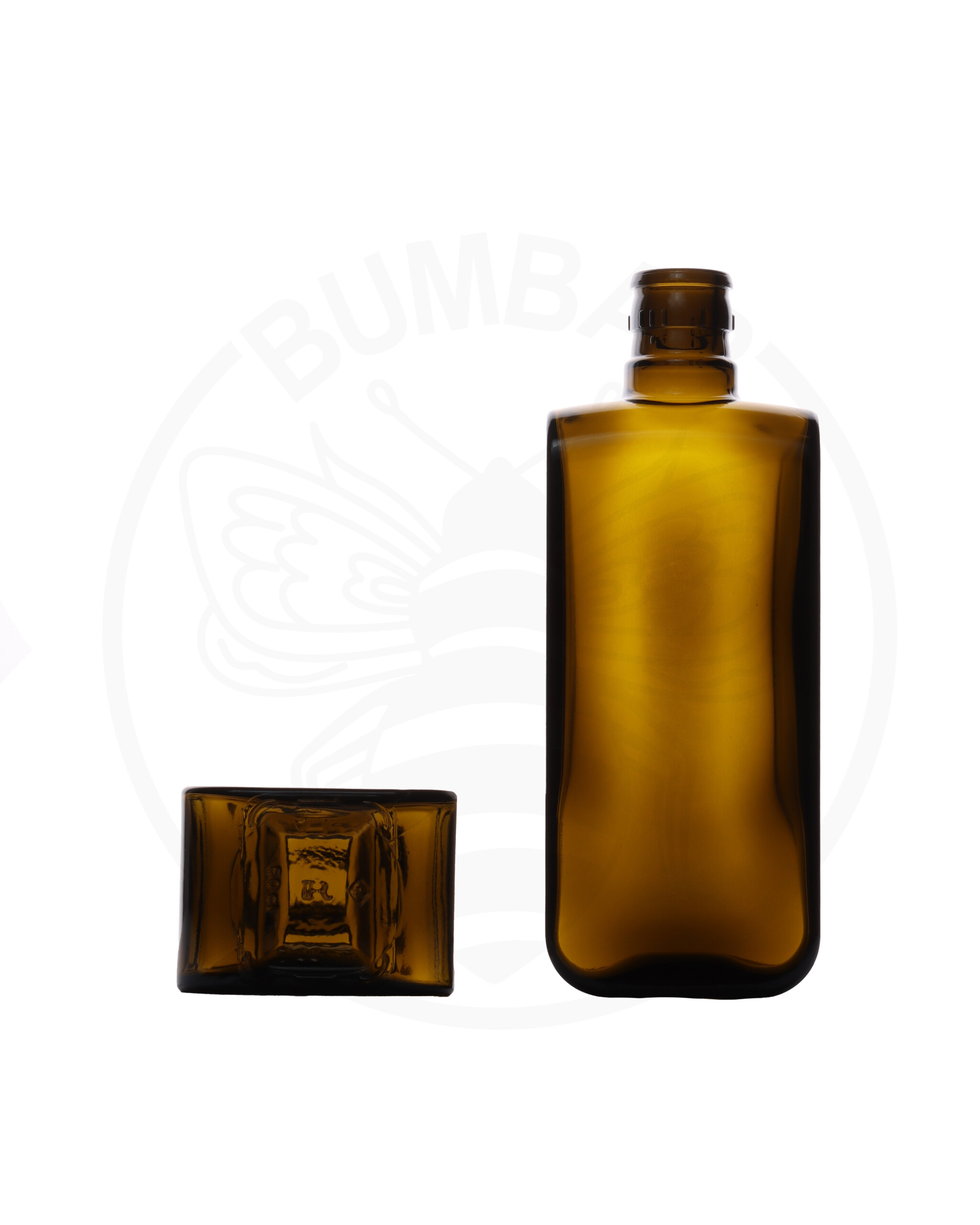 Staklena tamna boca Oliana od 500 ml s TOP nepropusnim zatvaračem