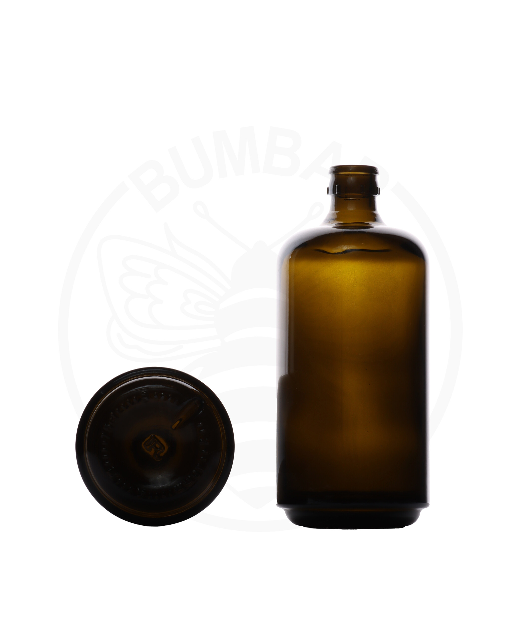 Staklena tamna boca Riviera Olio od 750 ml s TOP nepropusnim zatvaračem