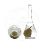 specijalna staklena boca s kruškom F-6 od 700 ml prozirna