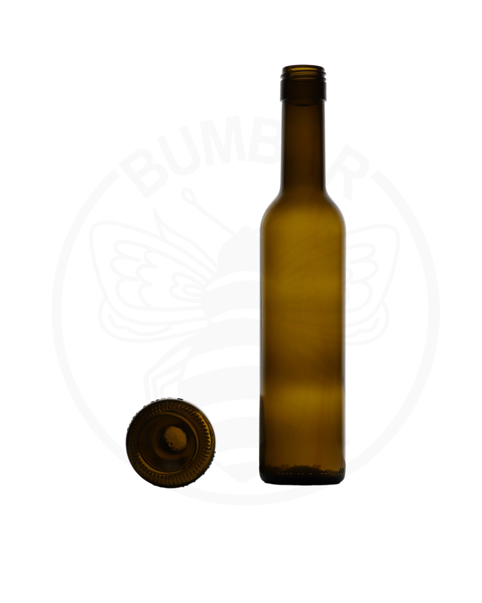 staklena boca Bordo New od 375 ml tamna sa širokim grlom