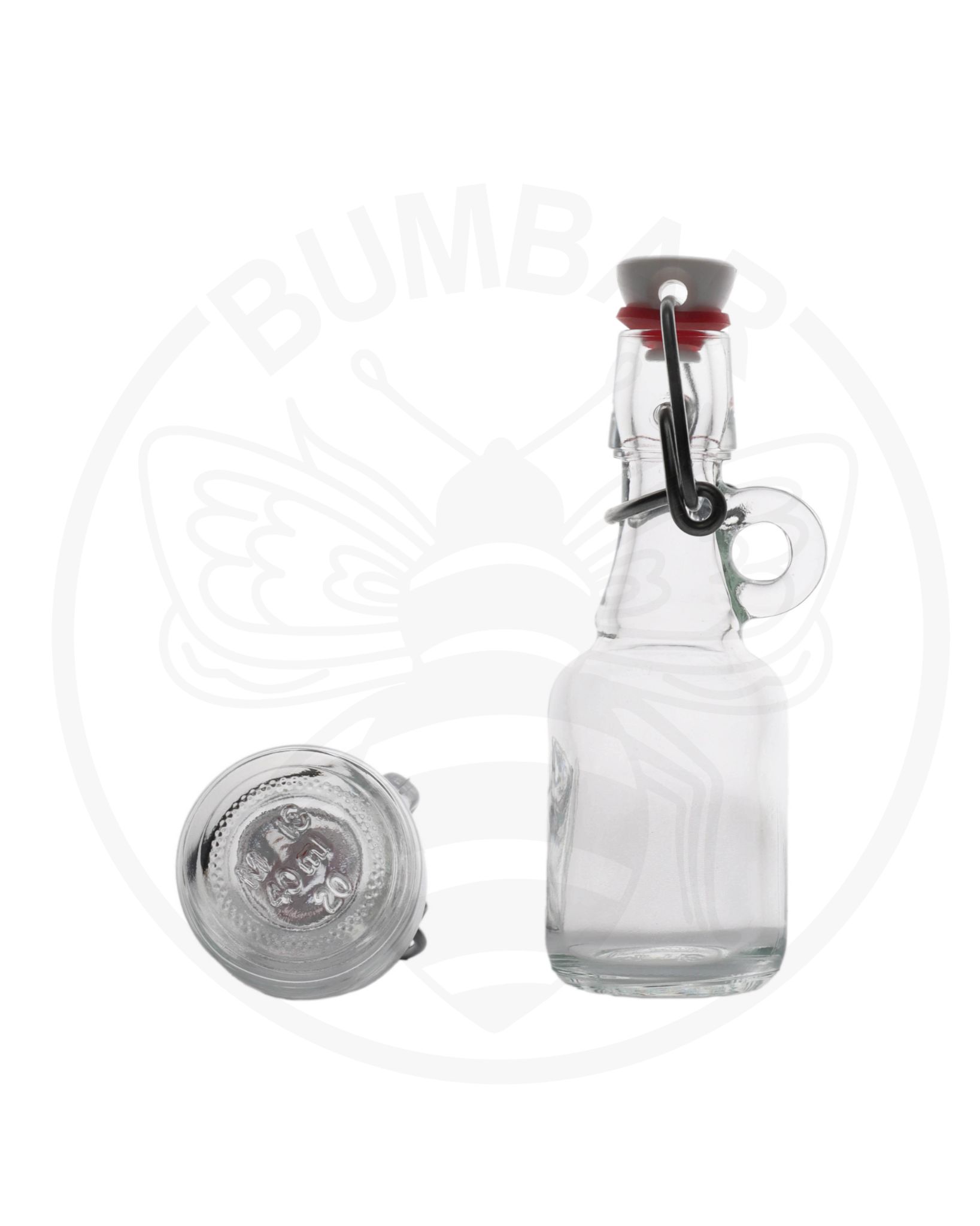 staklena boca Gallone od 40 ml prozirna s mehaničkim zatvaračem