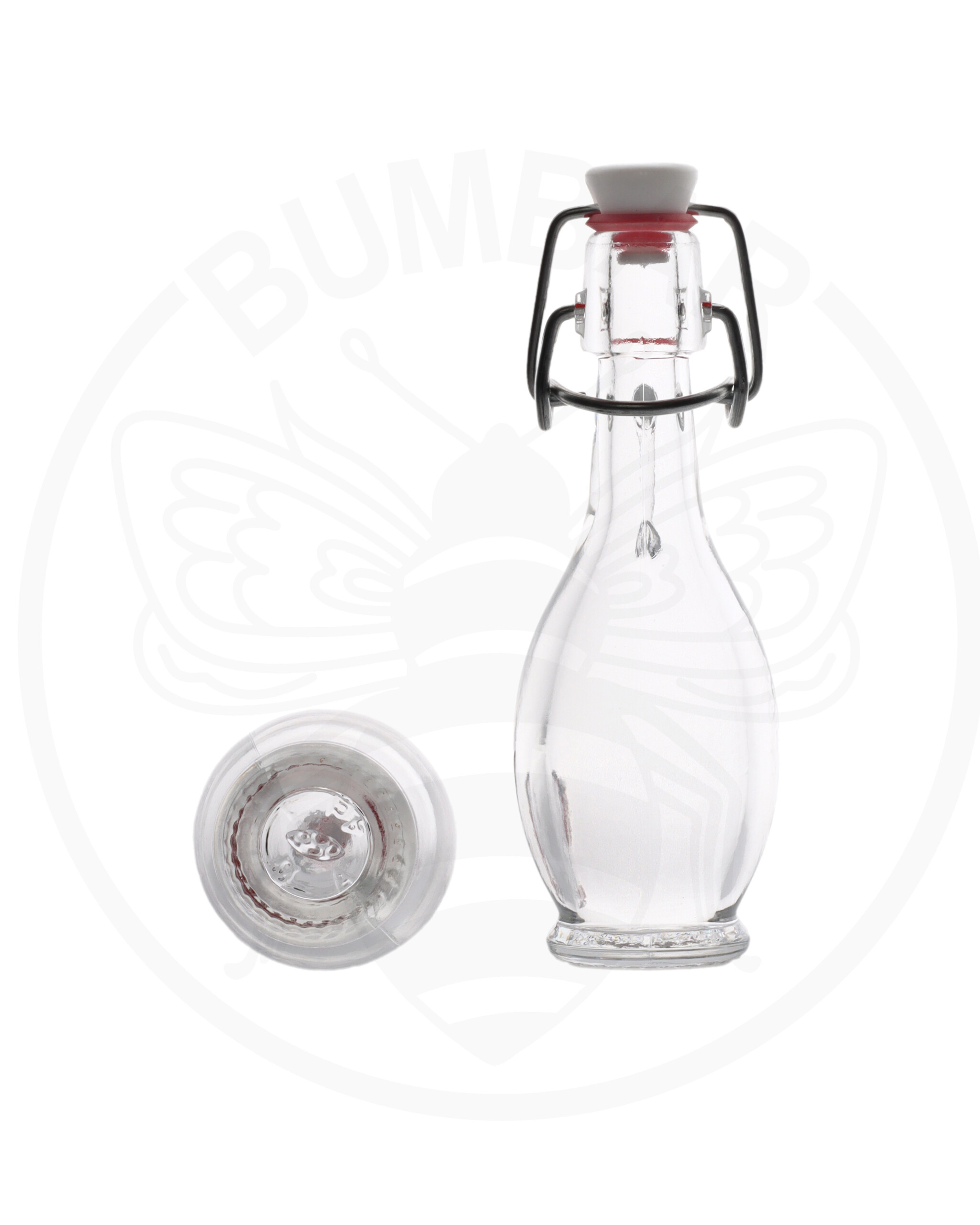 Staklena boca Egizia 40 ml s mehaničkim zatvaračem prozirna