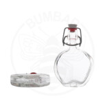 Staklena boca Jabuka 40 ml s mehaničkim zatvaračem prozirna