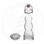 Staklena boca Ondulina 40 ml s mehaničkim zatvaračem prozirna