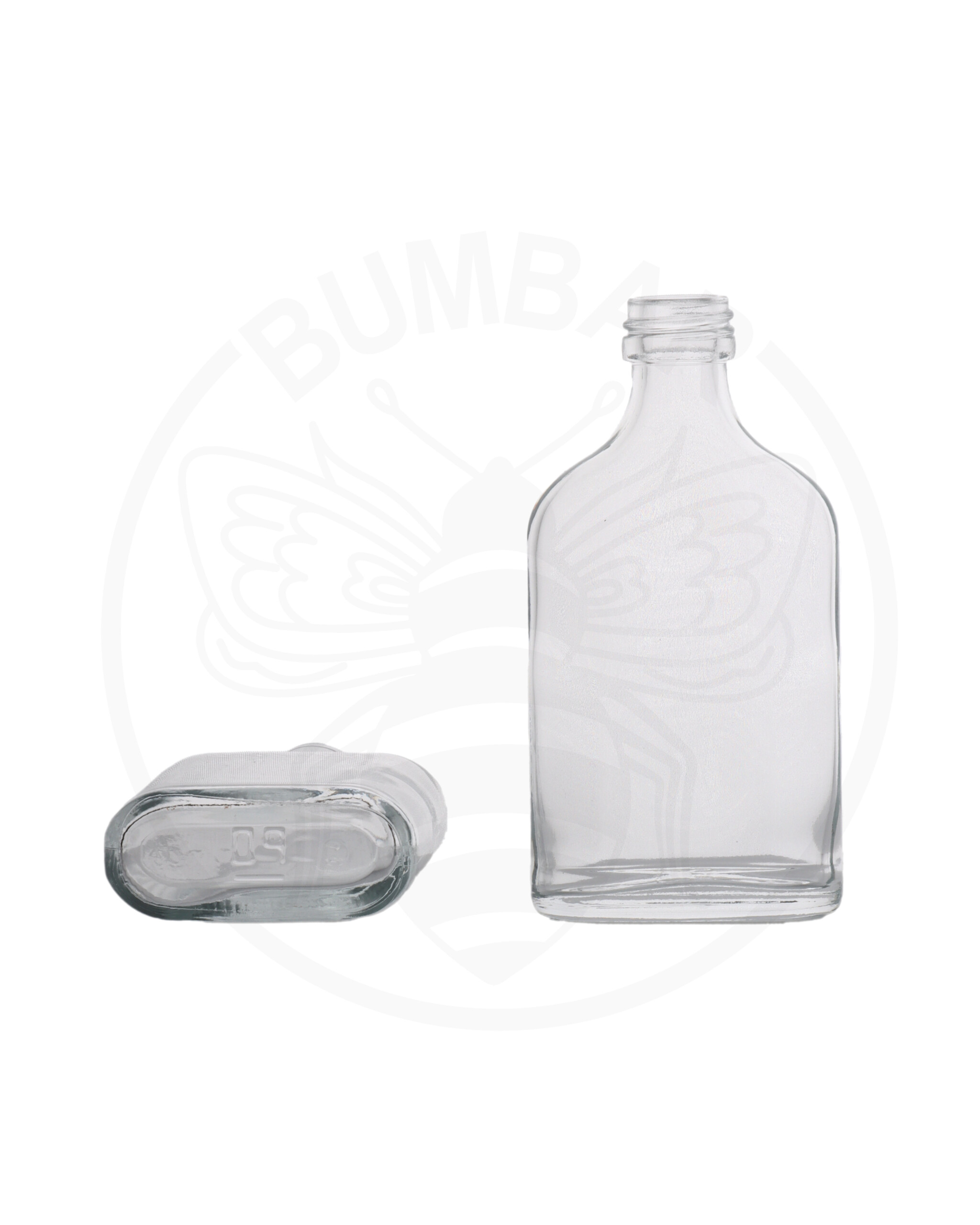 Staklena boca Pljoska 40 ml prozirna