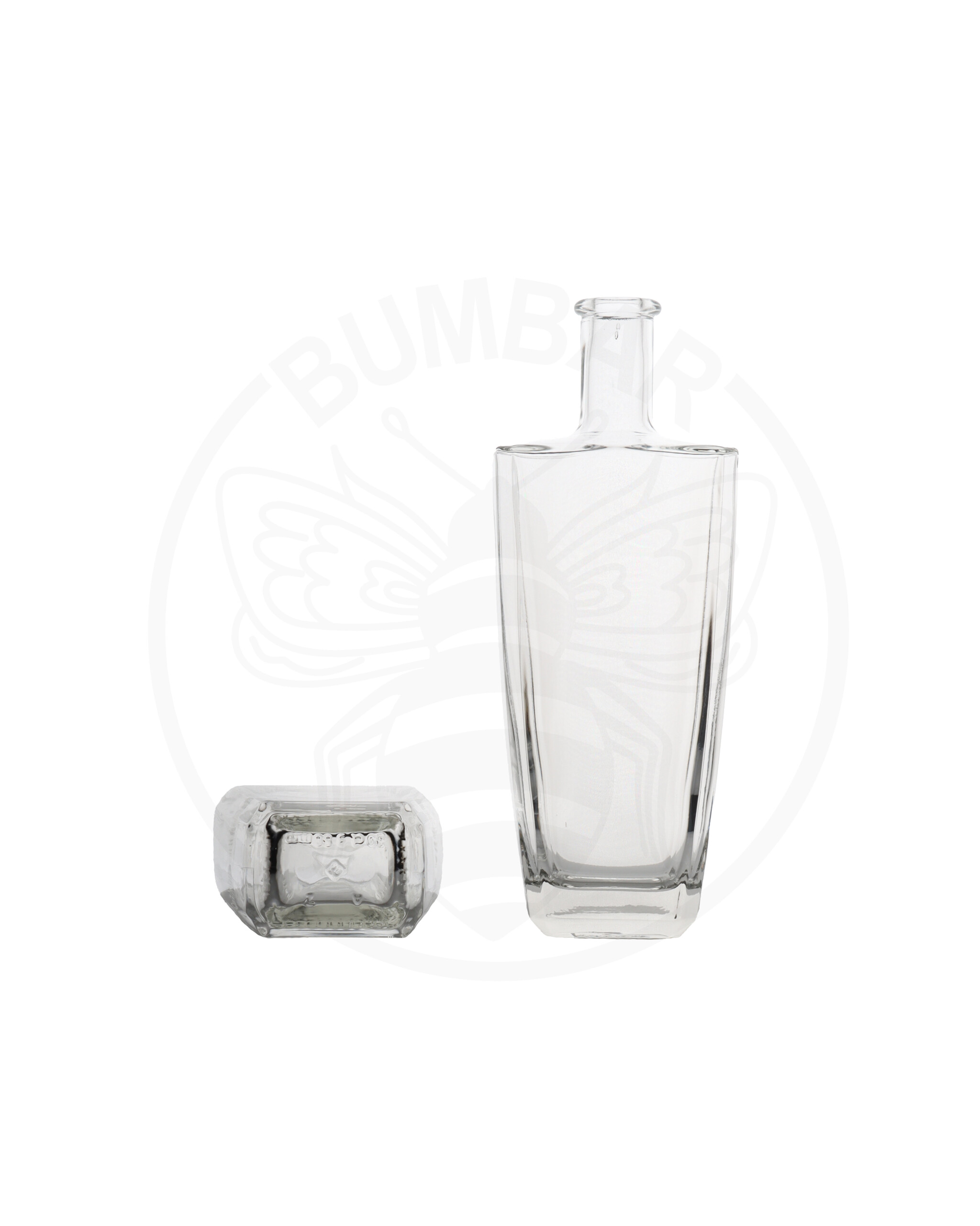 Staklena boca Desire od 500 ml prozirne boje