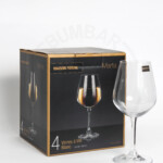 Paket staklenih čaša za bijelo vino Marta sa jednom čašom izvan kutije