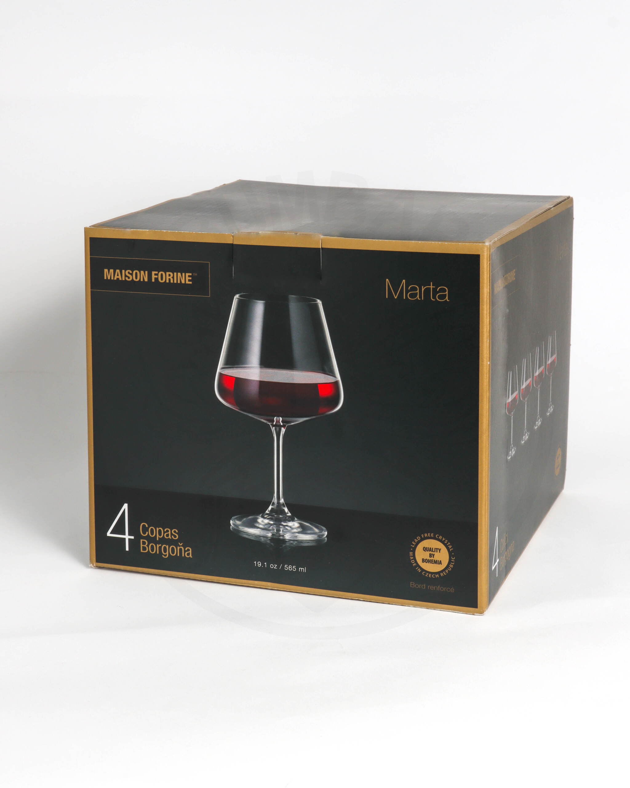 Paket staklenih čaša za crno vino Marta