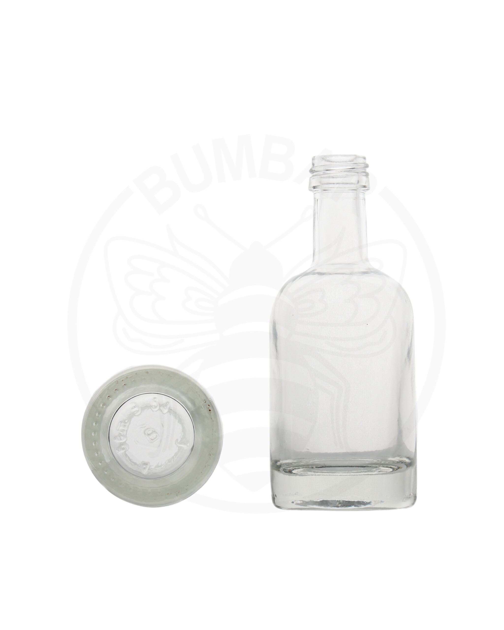 staklena boca Zeus zapremnine 50 ml prozirne boje
