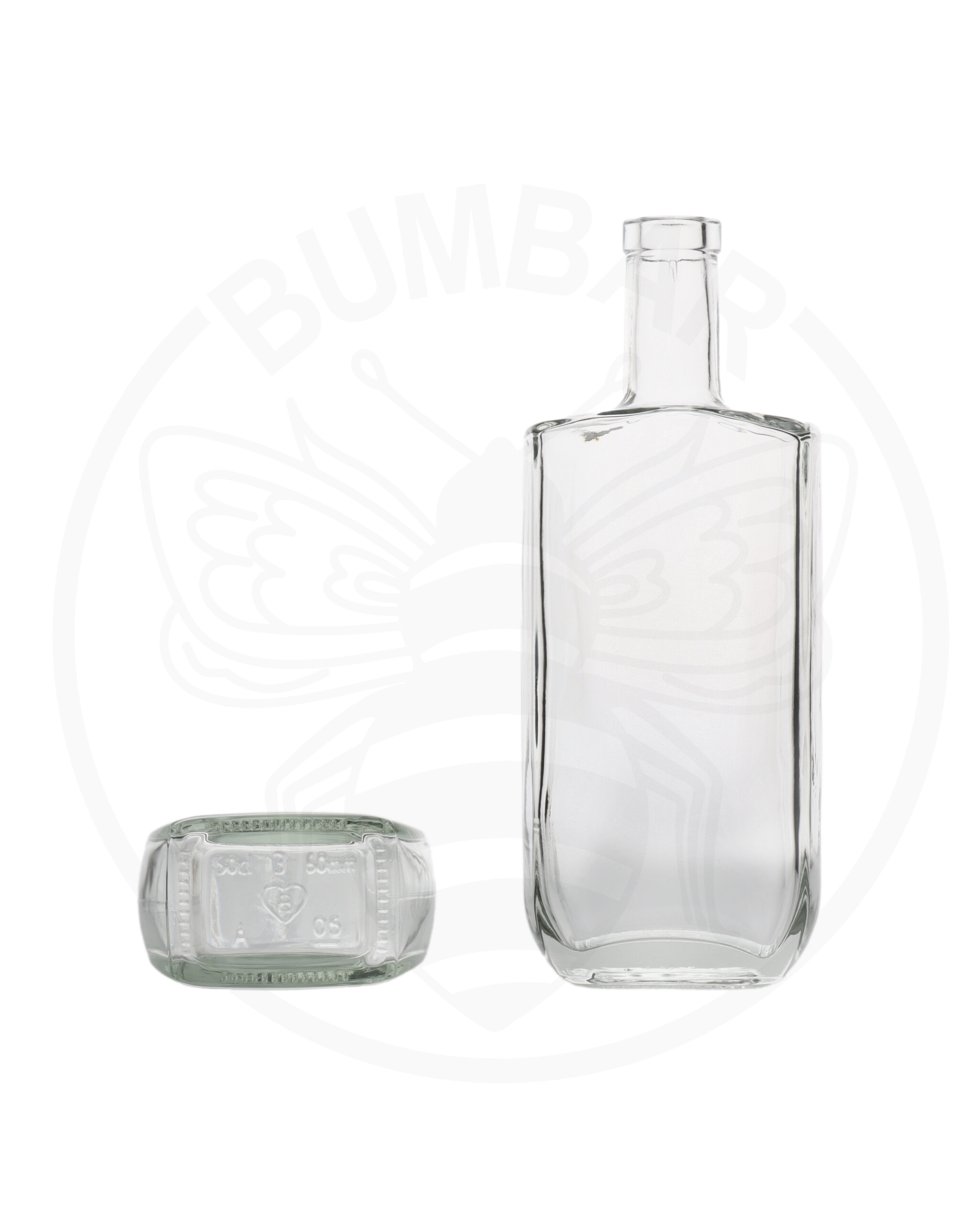 Staklena prozirna boca Julia zapremnine 500 ml