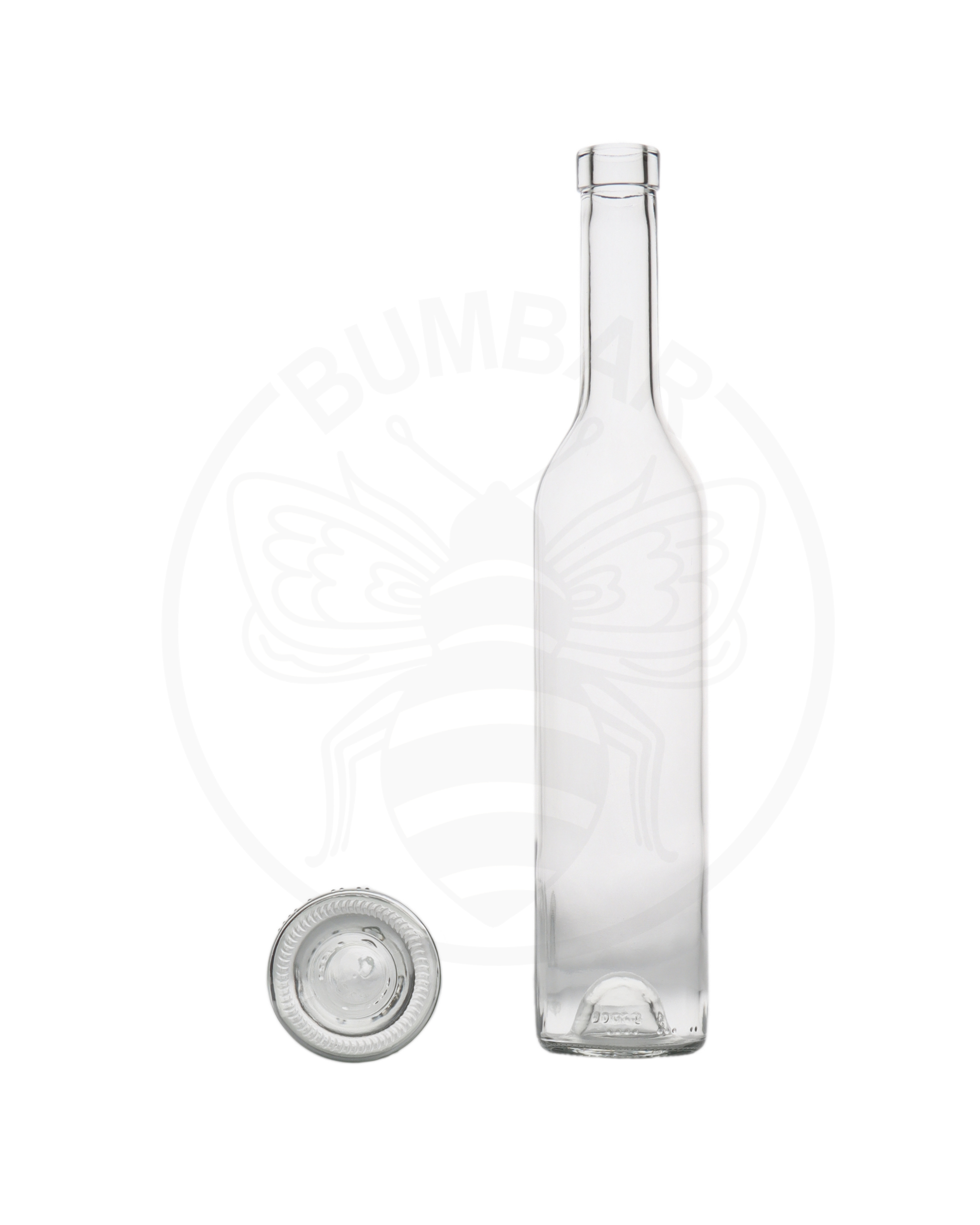 staklena boca prozirne boje modela Vivaldi od 500 ml