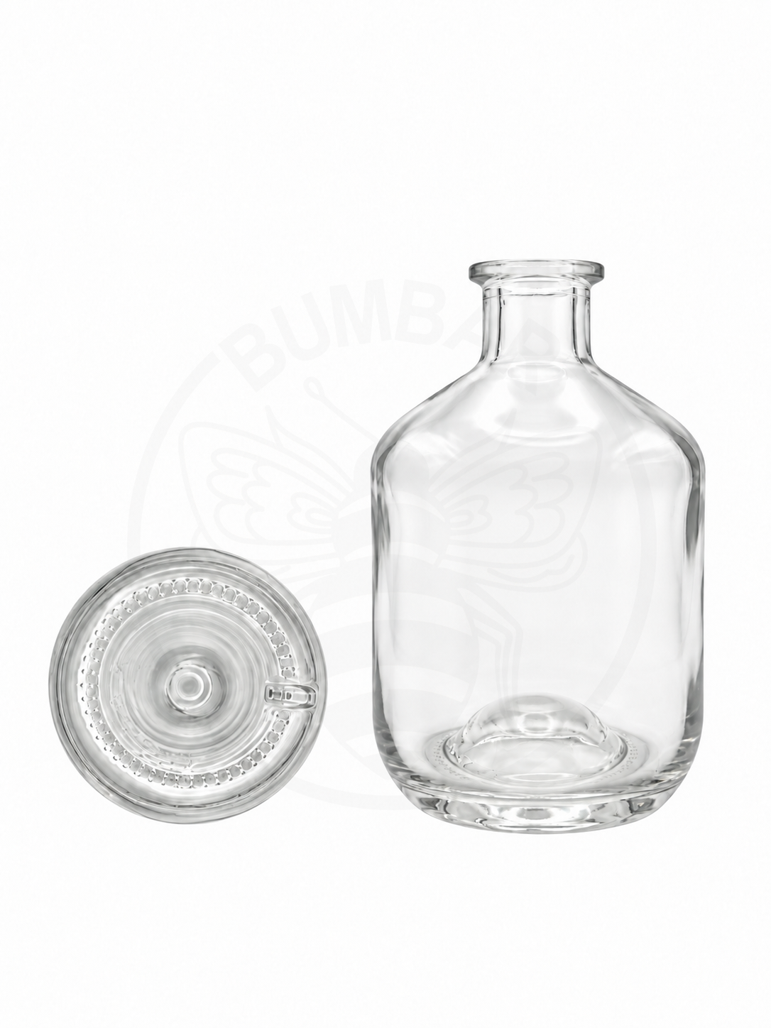 Staklena boca Botero zapremnine od 500 ml i prozirne boje stakla