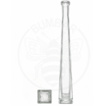 Staklena boca Flute Quadra od 100 ml prozirne boje