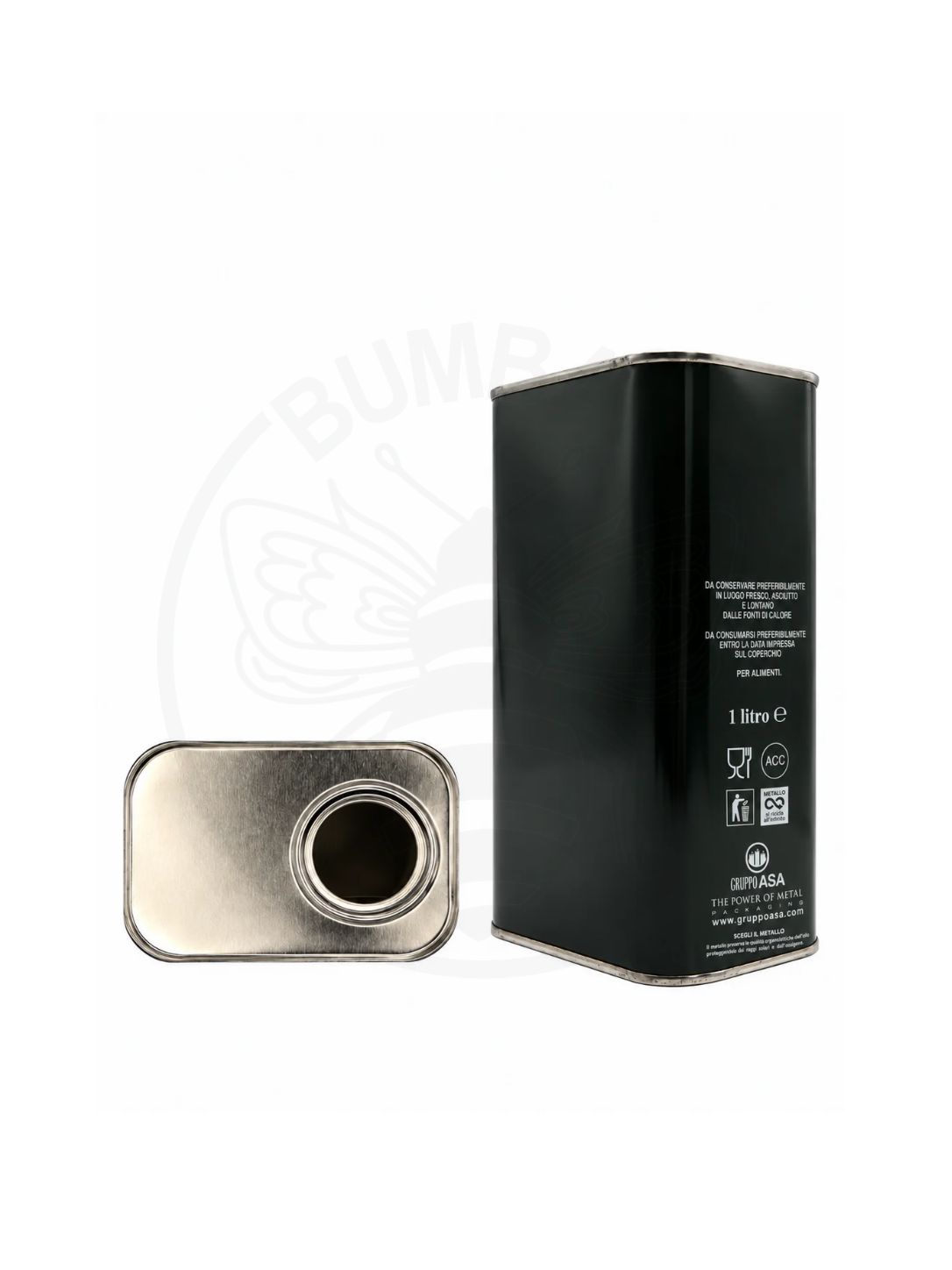 Limenka za ulje zapremnine 1000 ml, zelene boje