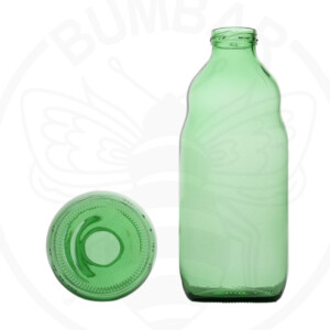 staklena boca za sok Juice od 1000 ml zelena