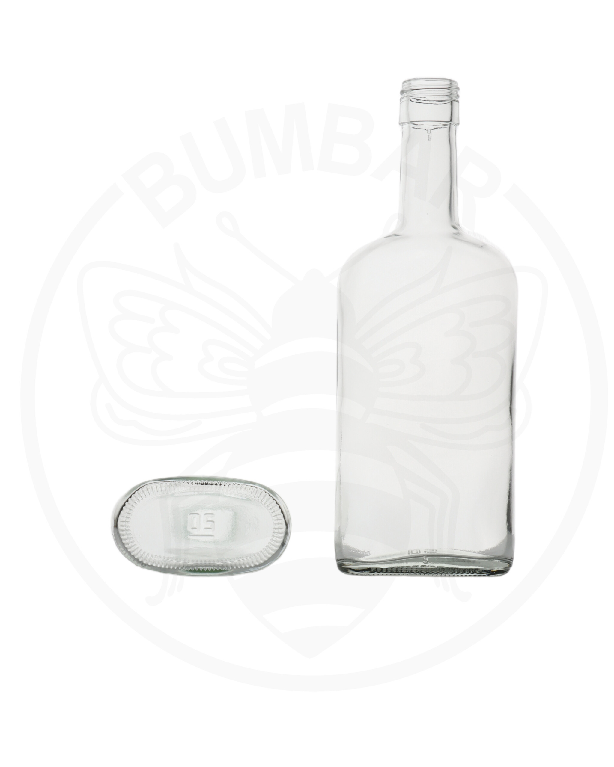 staklena boca Meinl od 500 ml prozirna