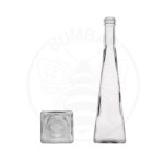 staklena boca Cristalina od 500 ml prozirna na navoj