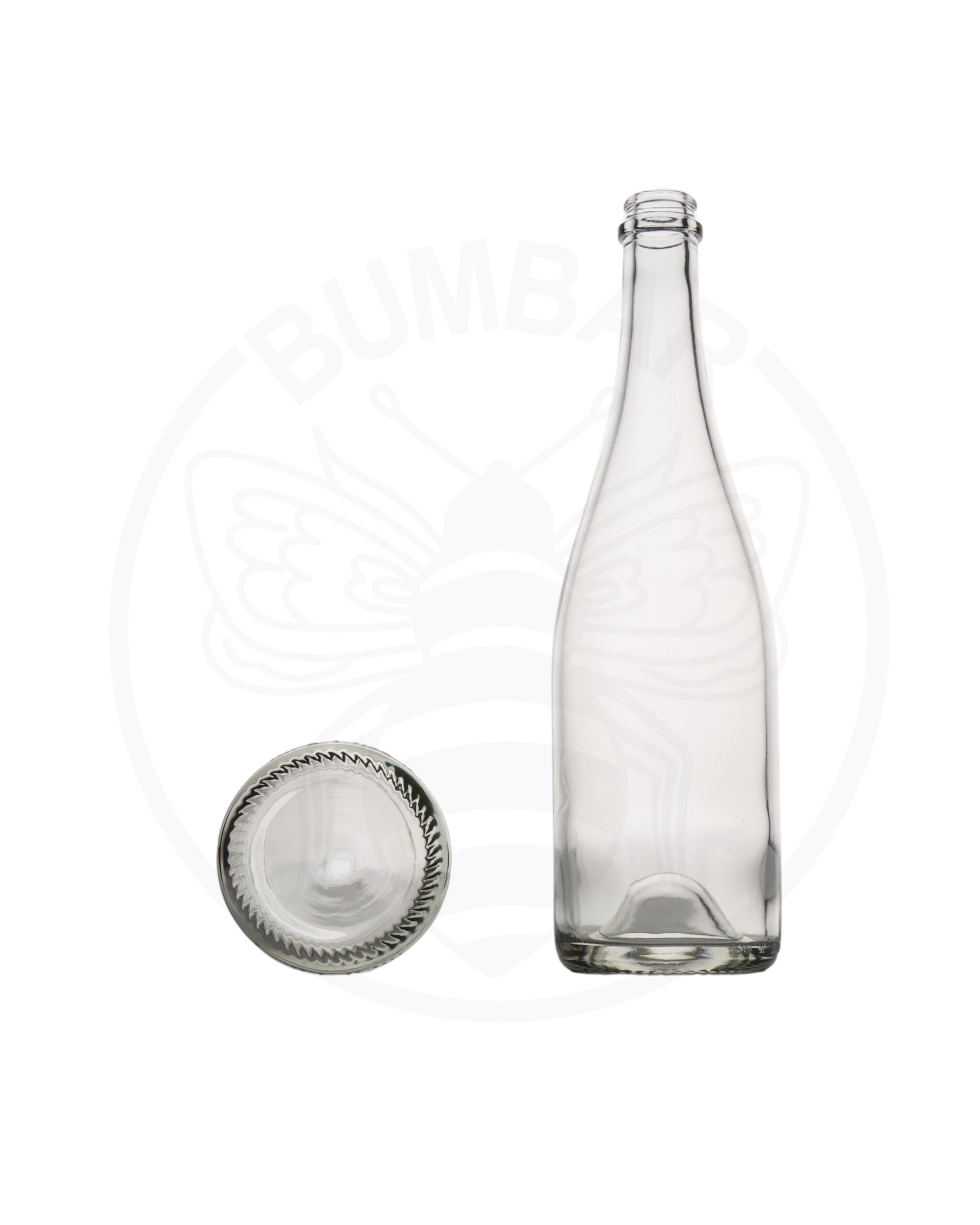 staklena boca Champenoise od 750 ml prozirna