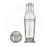 komplet od 3 staklene boce Tris od 200 ml prozirne