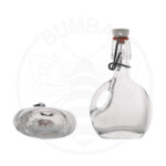 staklena boca Basquaise od 40 ml prozirna s mehaničkim zatvaračem