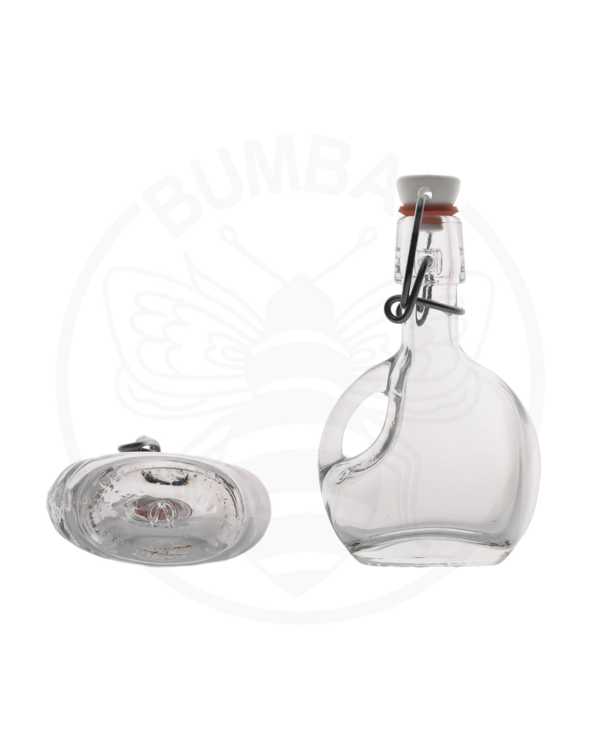 staklena boca Basquaise od 40 ml prozirna s mehaničkim zatvaračem