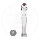 staklena boca Lipari od 40 ml prozirna s mehaničkim zatvaračem