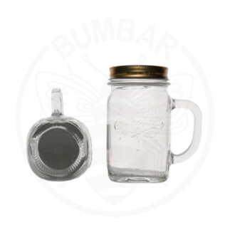 Staklenka Quattro Stagioni 415 ml s ručkom i zatvaračem