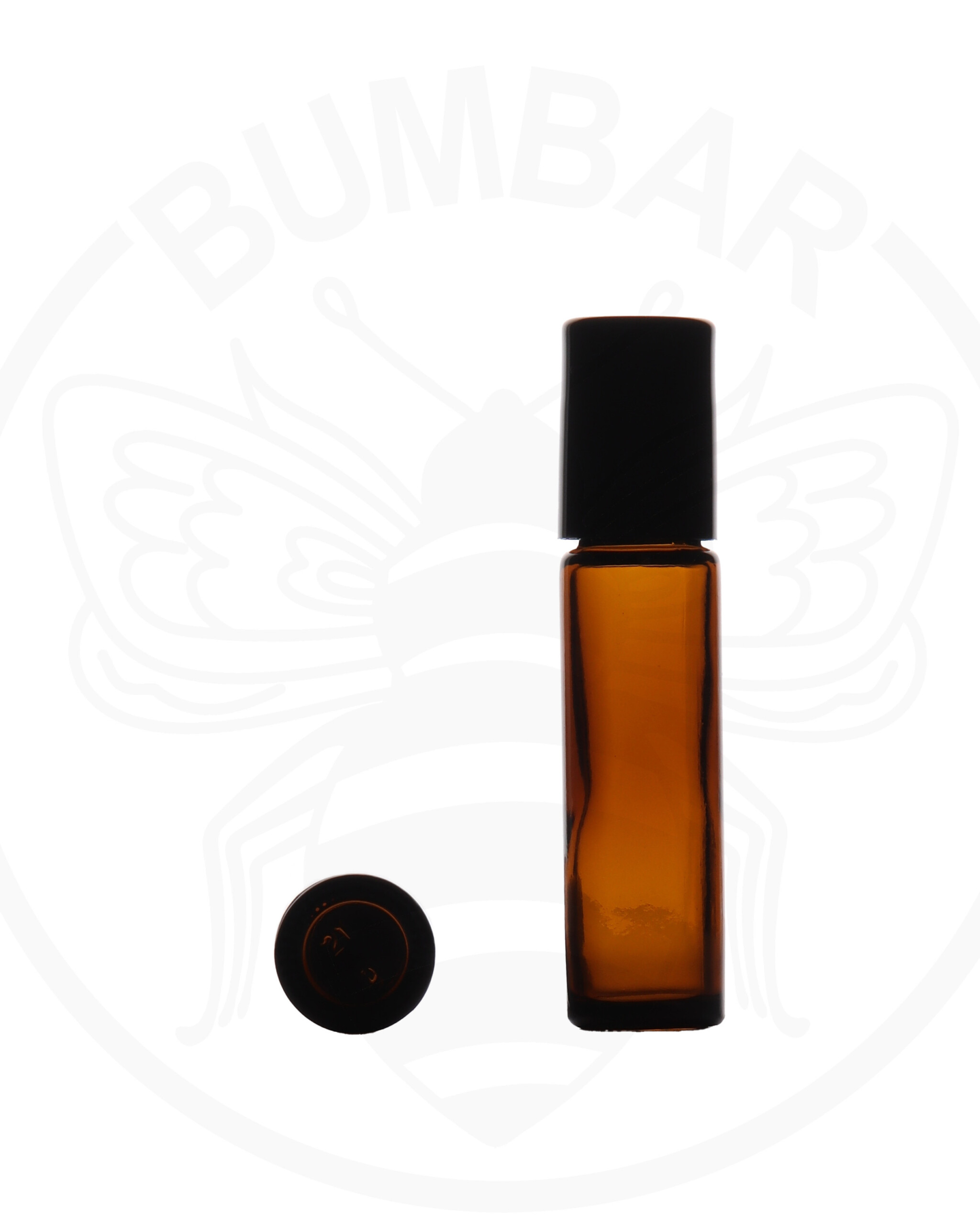 staklena boca roll-on komplet od 10 ml tamna