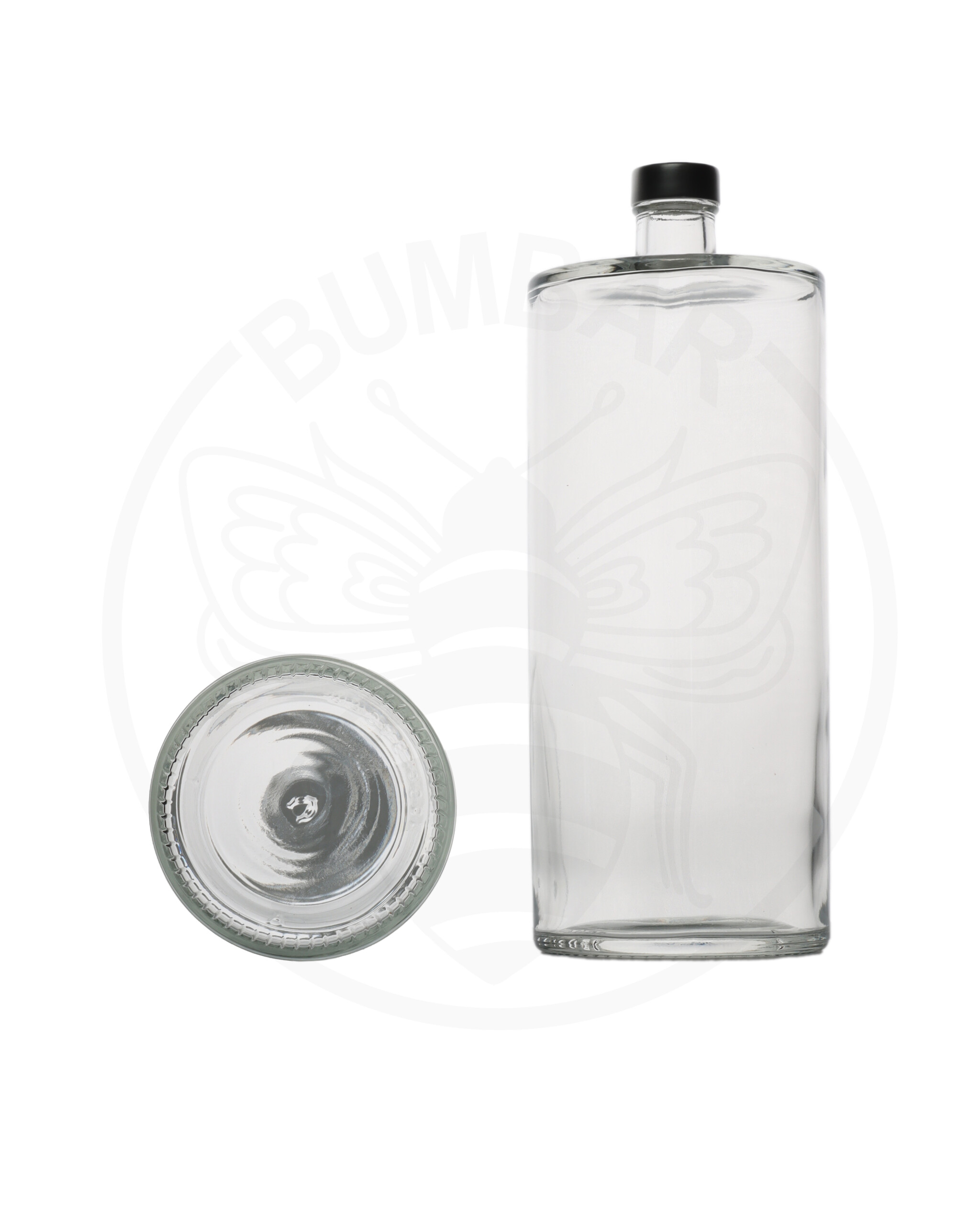 staklena boca Vanessa od 1500 ml prozirna sa zatvaračem