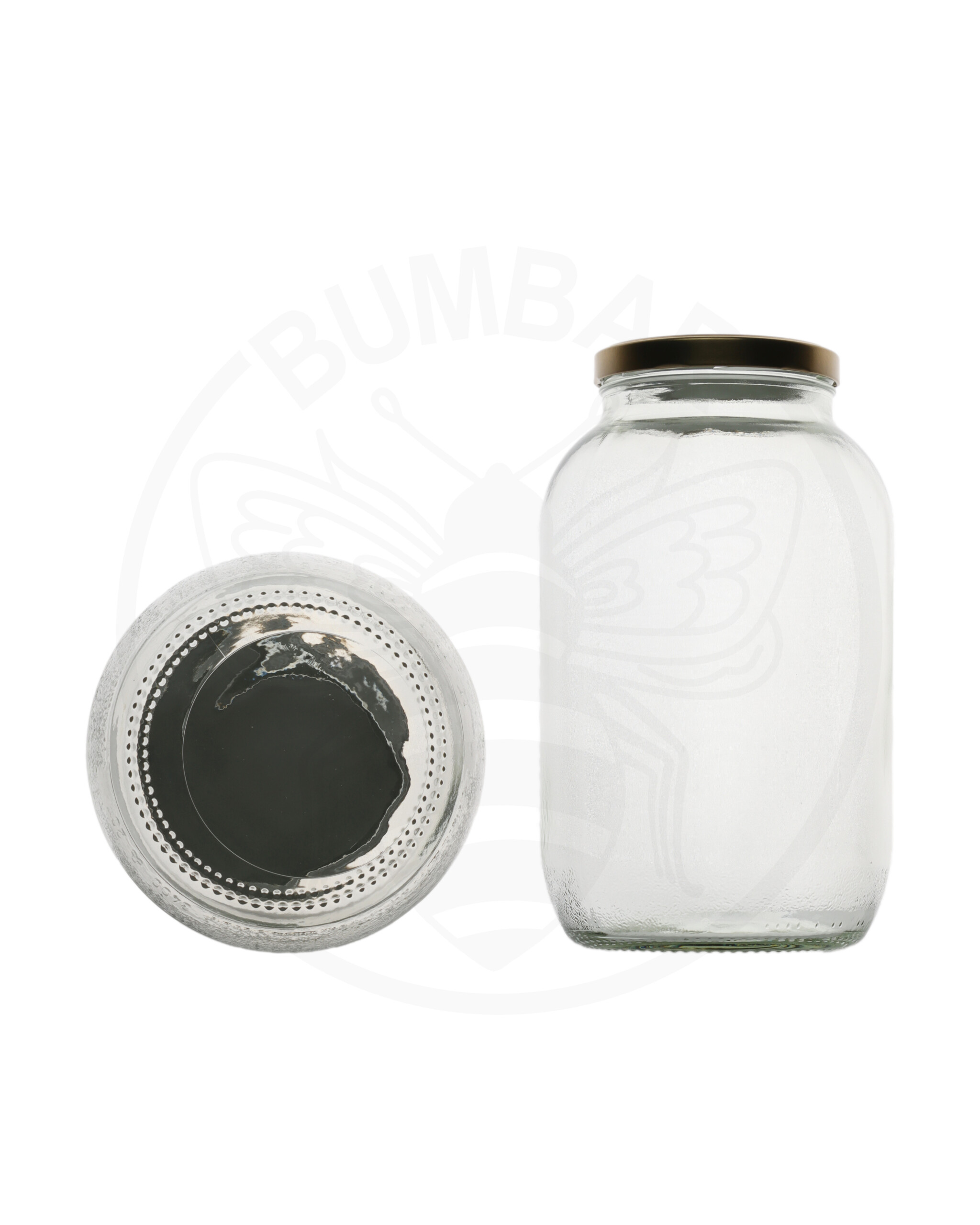 staklenka 3400 od 3400 ml prozirna sa zatvaračem