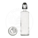 staklena boca Rigata od 1000 ml prozirna