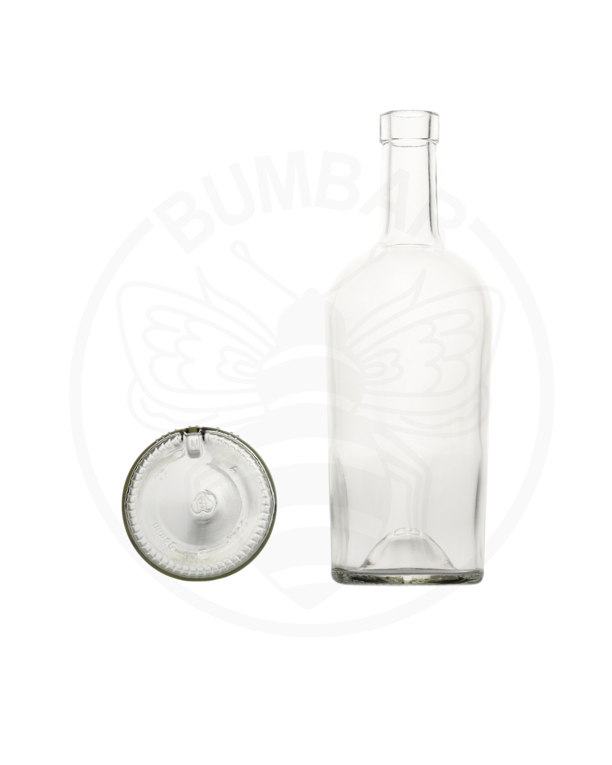 staklena boca Regina od 500 ml prozirna