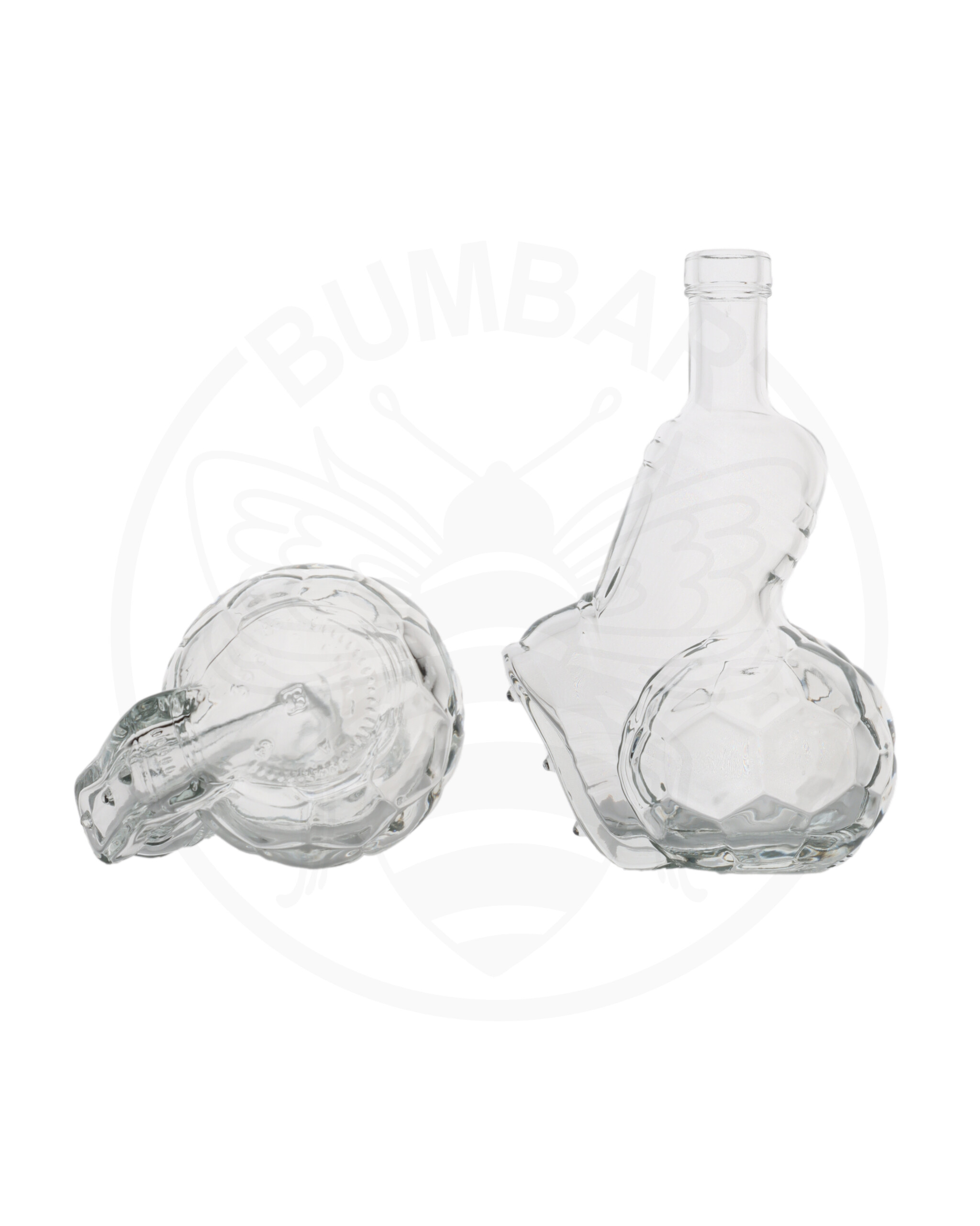 staklena boca Noga s loptom u obliku noge s loptom od 350 ml prozirna