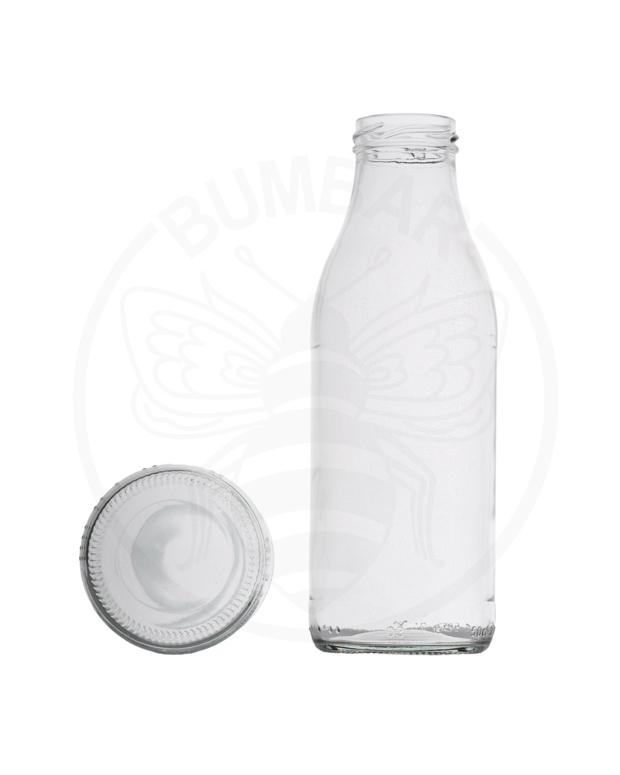 staklena boca Foody od 500 ml prozirna