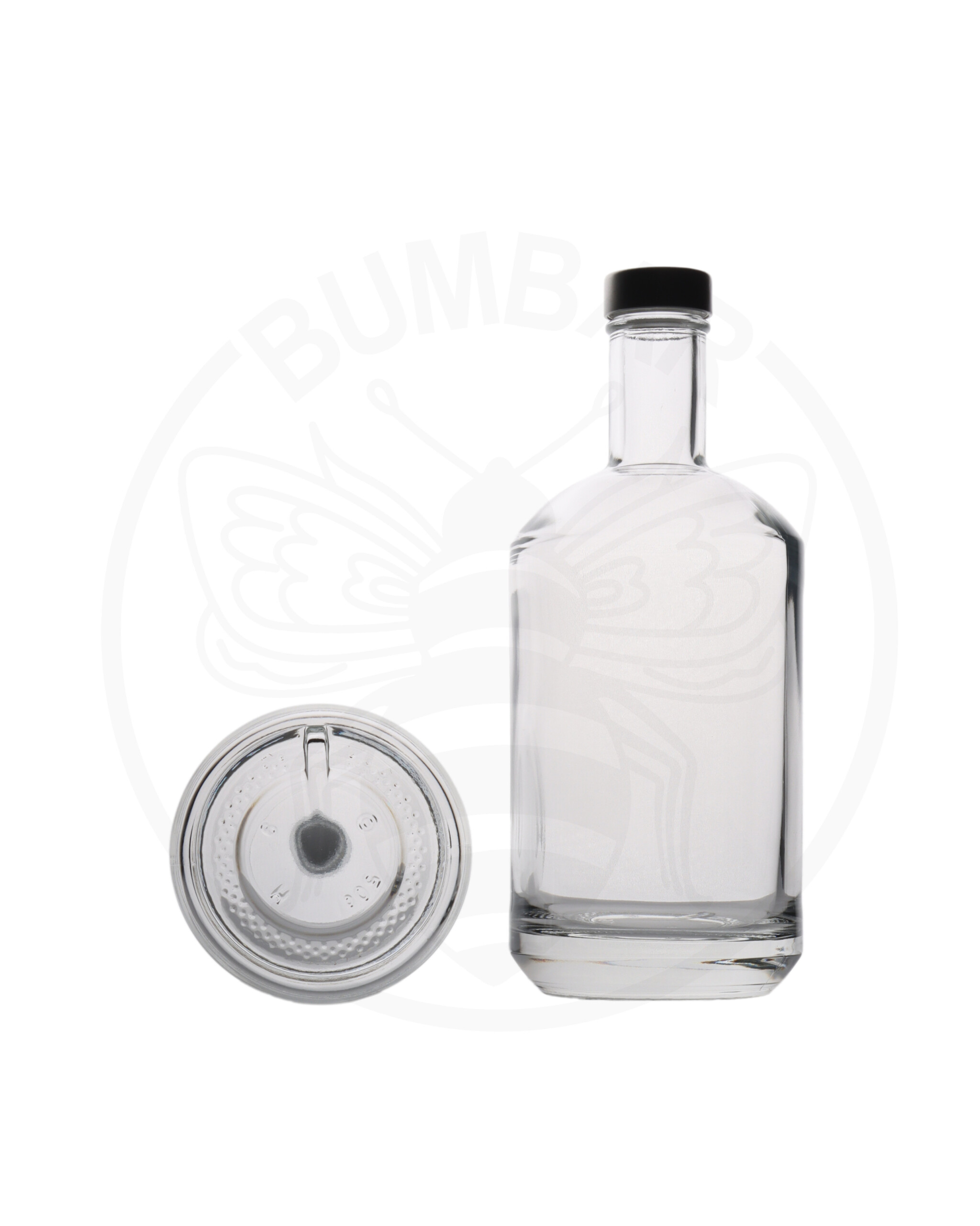 staklena boca Diabolo od 500 ml prozirna sa zatvaračem