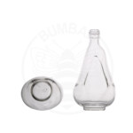 staklena boca Kruška oblika kruške od 700 ml prozirna s navojem