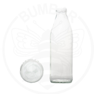staklena boca za sok Latte fresco od 1000 ml prozirna