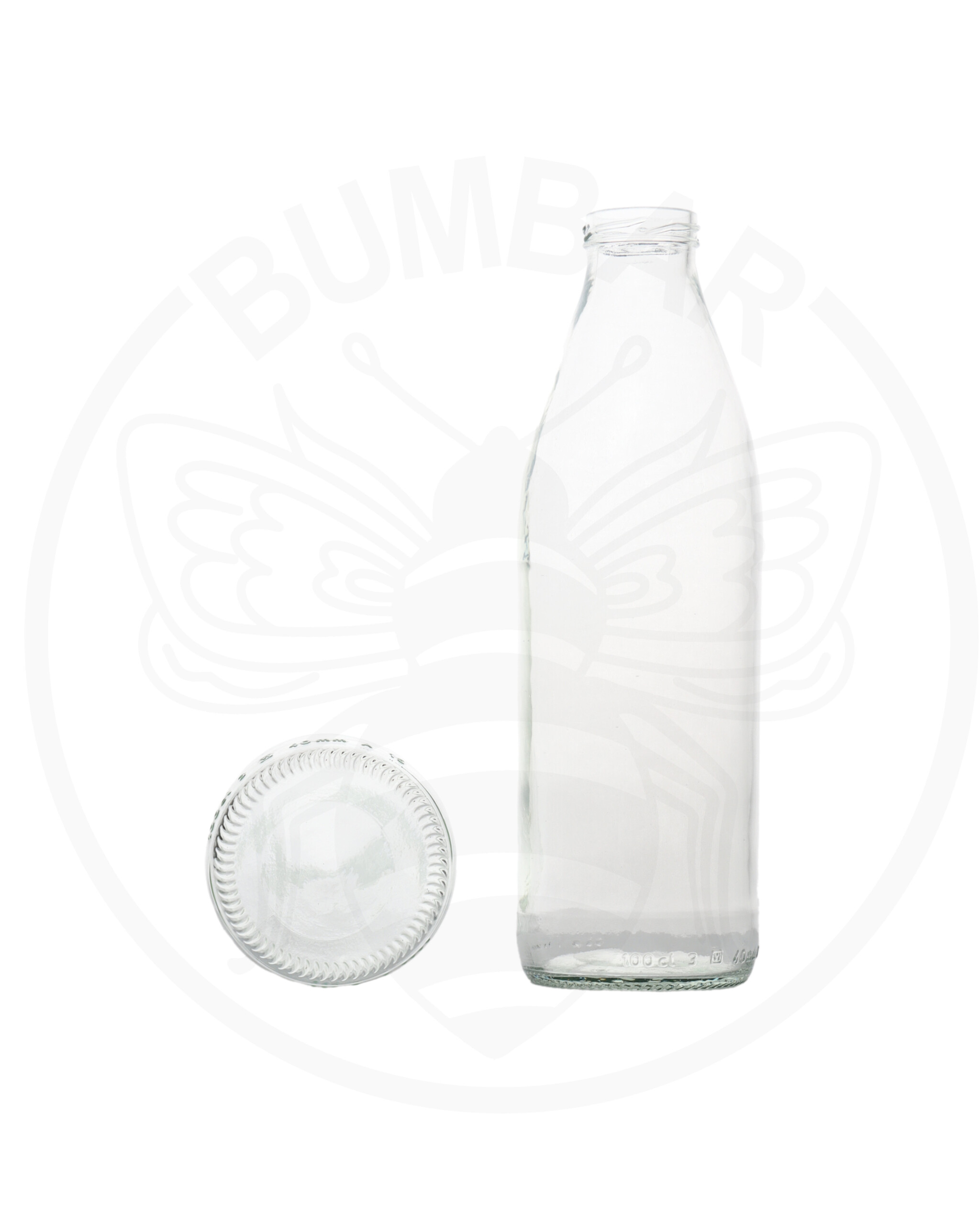 staklena boca za sok Latte fresco od 1000 ml prozirna
