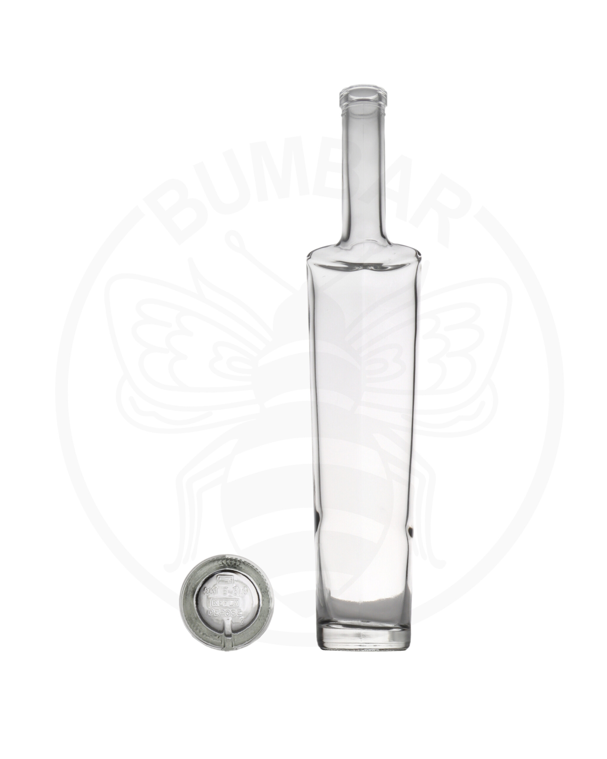 staklena boca Bali od 500 ml prozirna