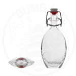 staklena boca Florence od 40 ml prozirna s mehaničkim zatvaračem