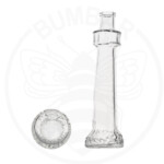 staklena boca Svjetionik u obliku svjetionika od 200 ml prozirna