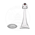 staklena boca Aida od 40 ml prozirna s mehaničkim zatvaračem