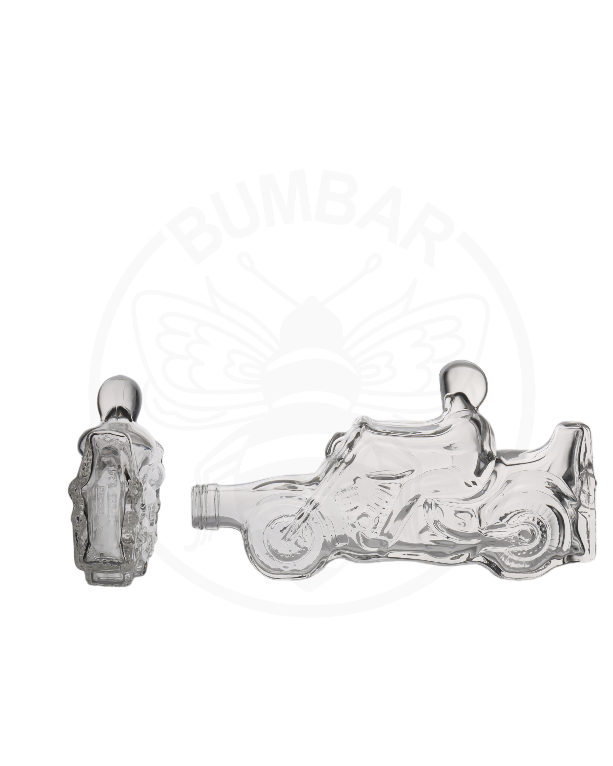 staklena boca Motor oblika motora od 350 ml prozirna