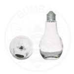 staklena boca Lampadina u obliku žarulje od 200 ml prozirna sa zatvaračem